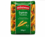 Milaneza Massa Espirais Tricolores 500g